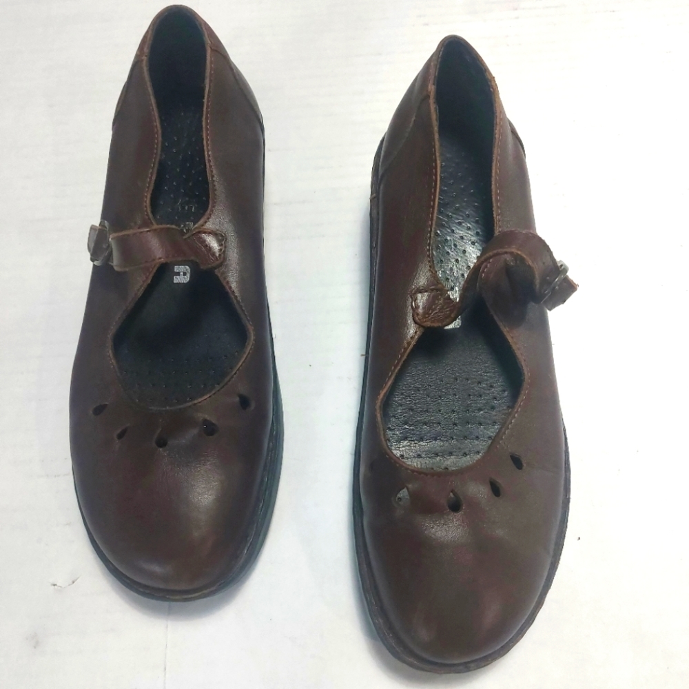 Zeeta Mary Jane Women's Brown Leather Size 41